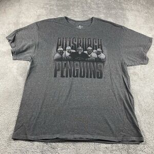 Pittsburgh Penguins Levelwear T-Shirt Gray XL Short Sleeve